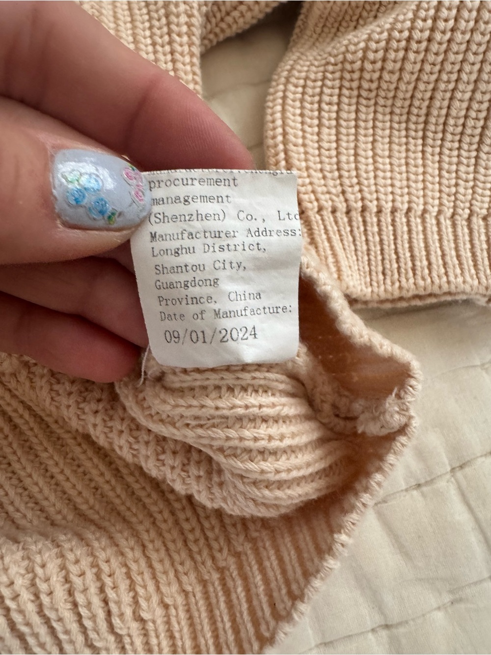Fall Halloween Chunky Knit Sweater Tan Embroidery Girls 4t Pumpkin Ghost - Picture 4 of 8